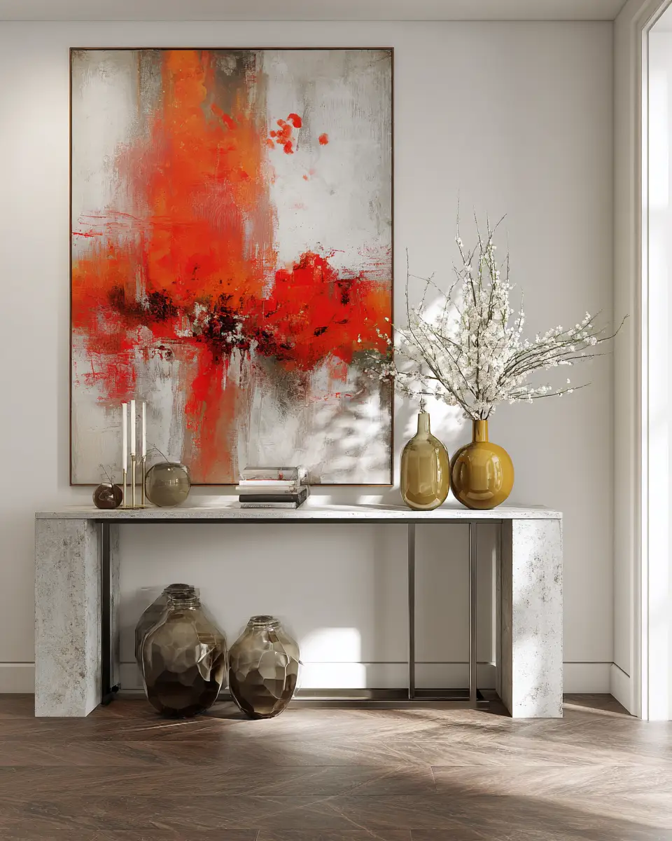 Colorful Industrial Living Room Decor Ideas