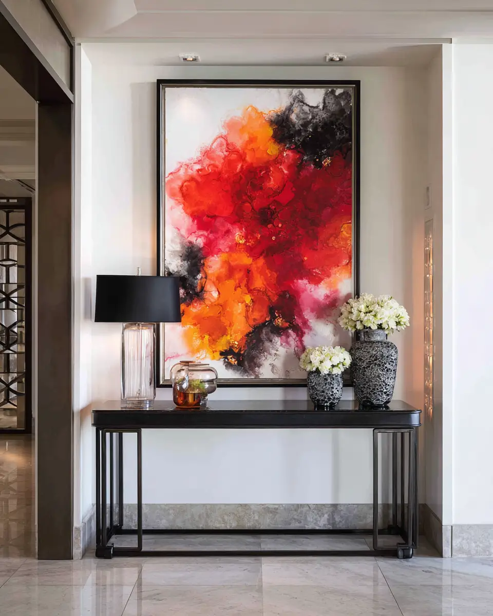 Colorful Industrial Living Room Decor Ideas