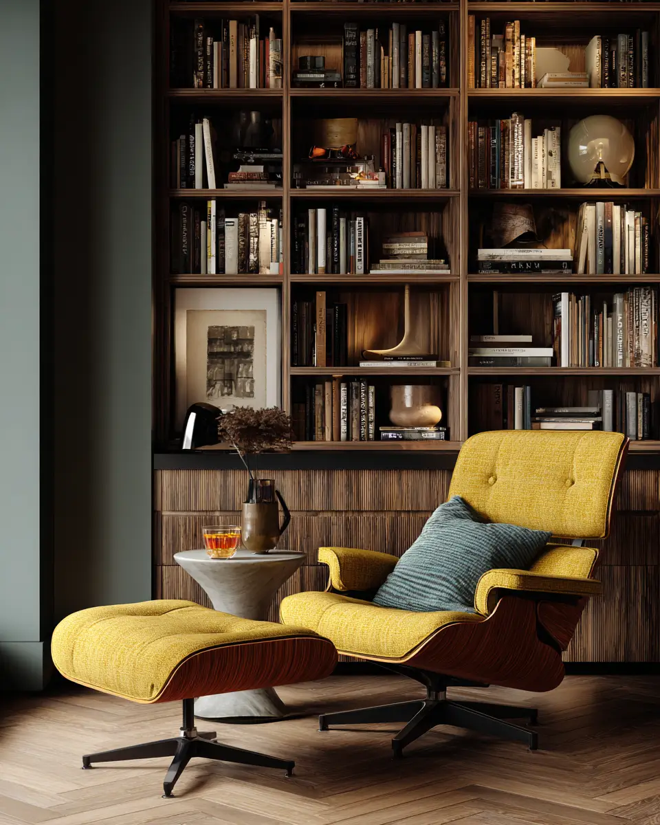 Colorful Mid-Century Modern Entryway Decor Ideas