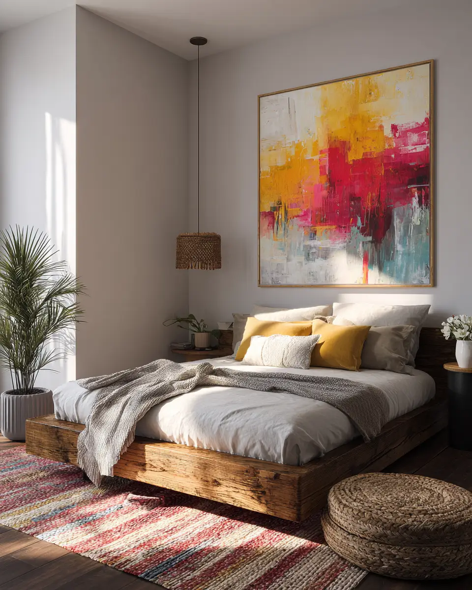 Colorful Minimalist Bedroom Decor Ideas