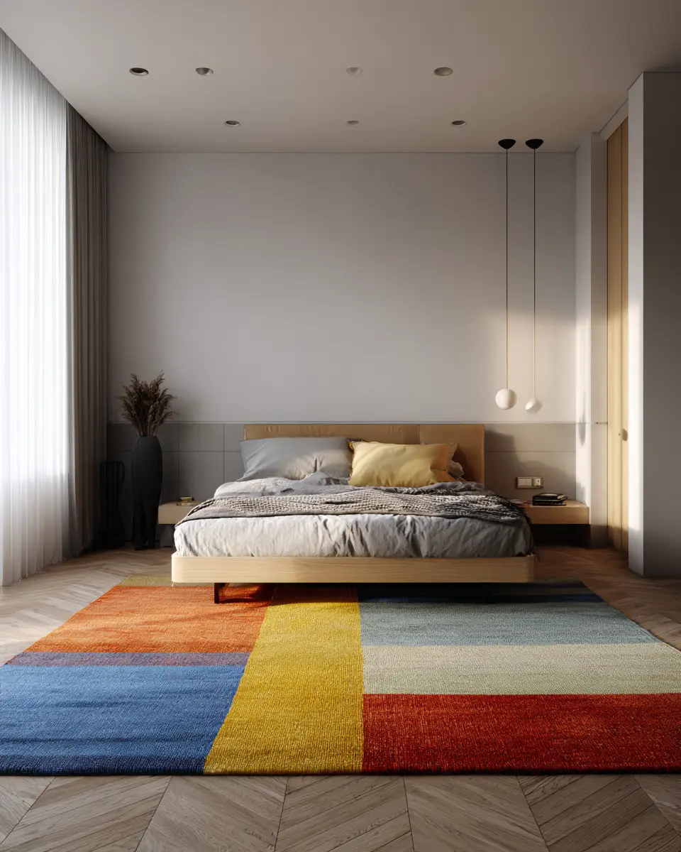 Colorful Minimalist Bedroom Decor Ideas