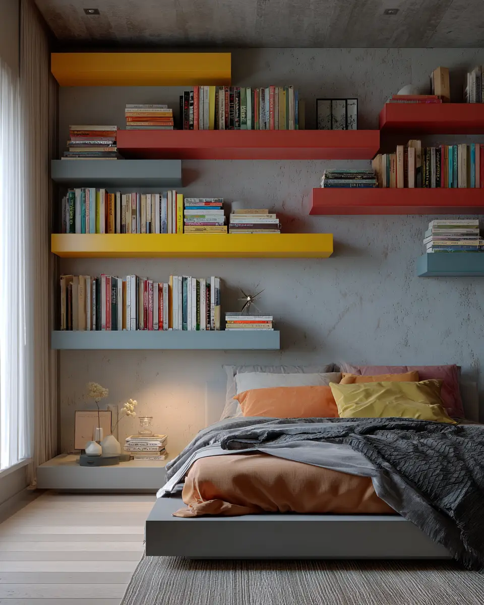 Colorful Minimalist Bedroom Decor Ideas