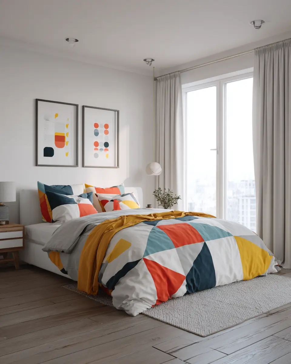 Colorful Minimalist Bedroom Decor Ideas