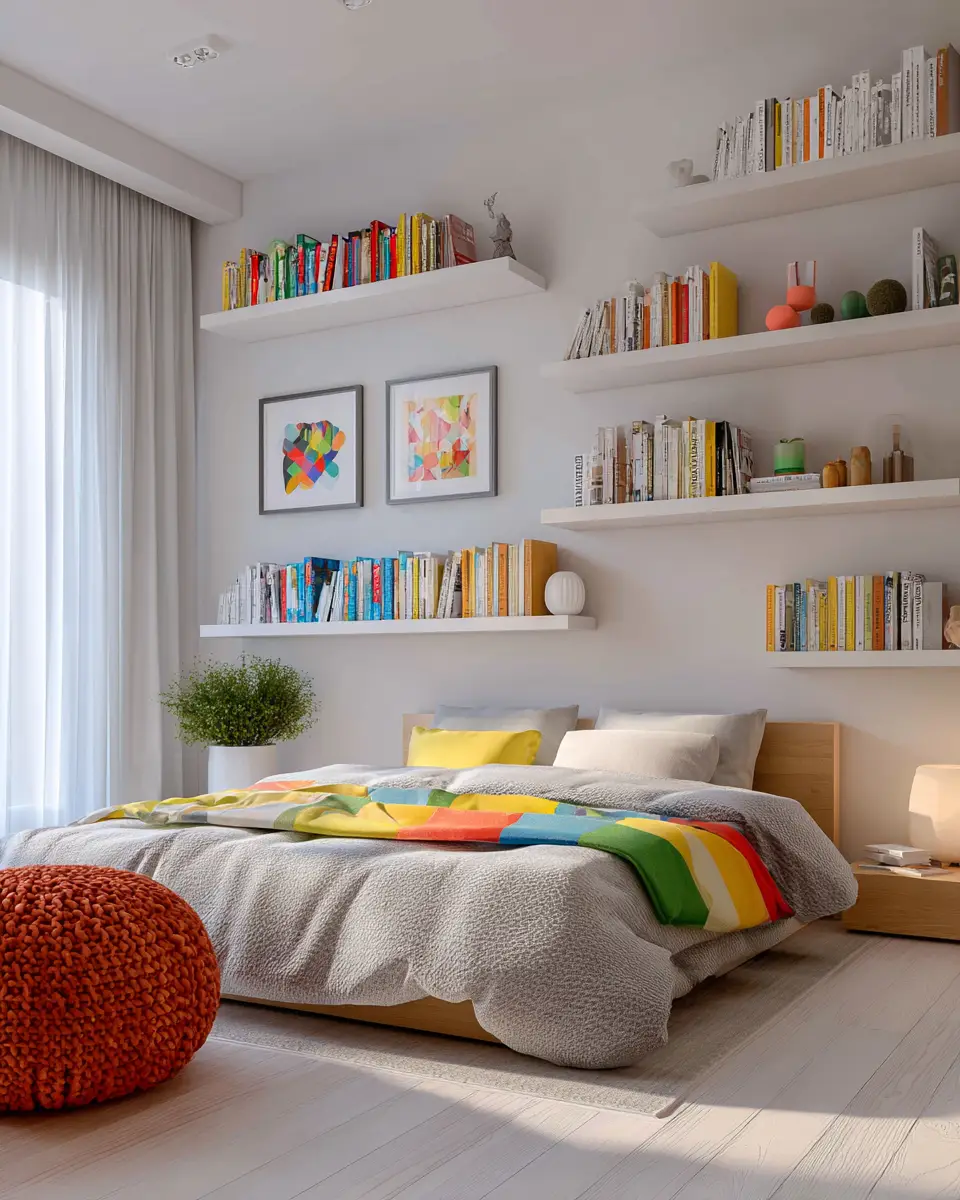 Colorful Minimalist Bedroom Decor Ideas