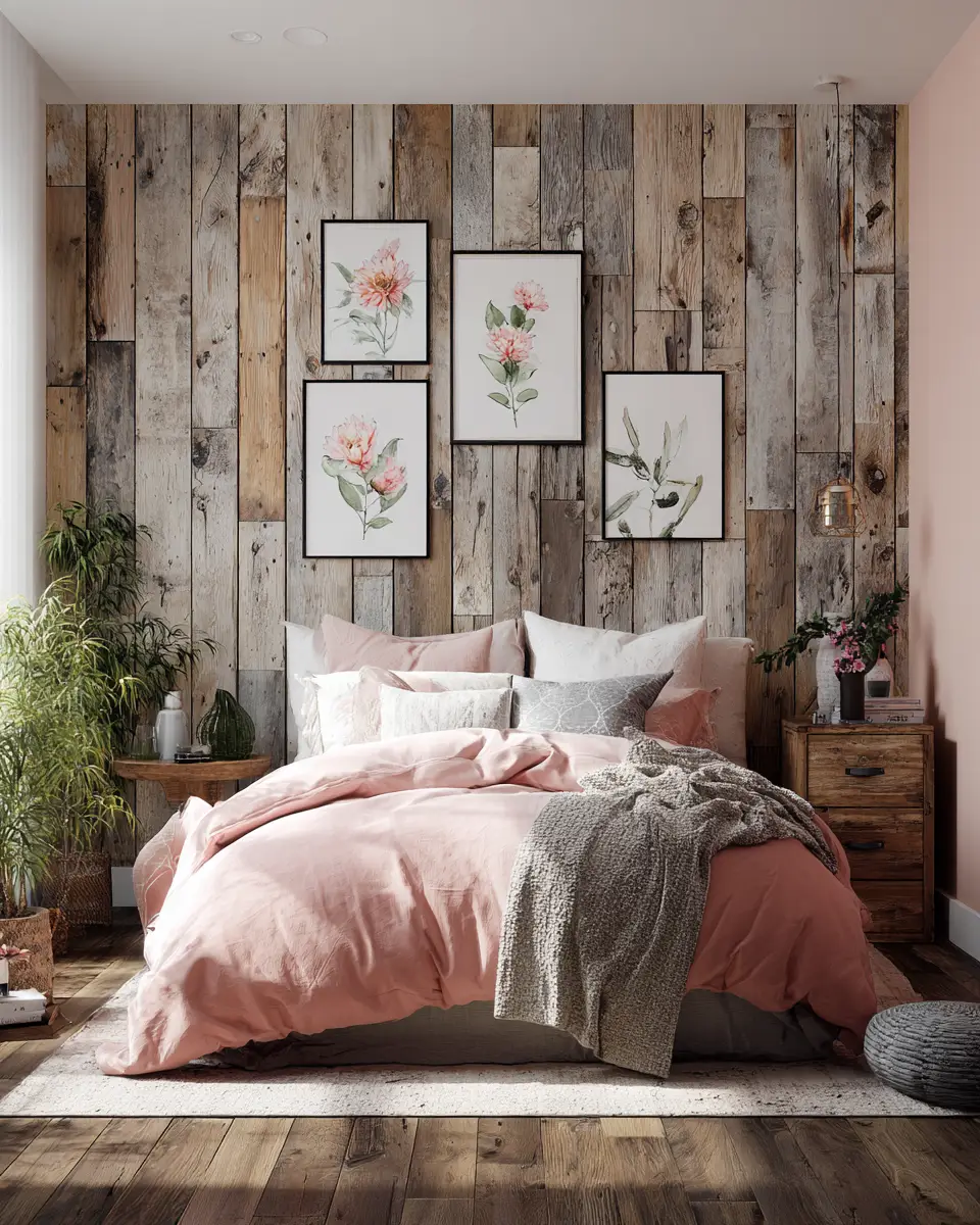 Colorful Modern Farmhouse Bedroom Decor Ideas