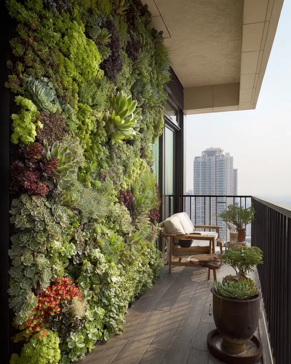 Colorful Organic Modern Balcony Decor Ideas