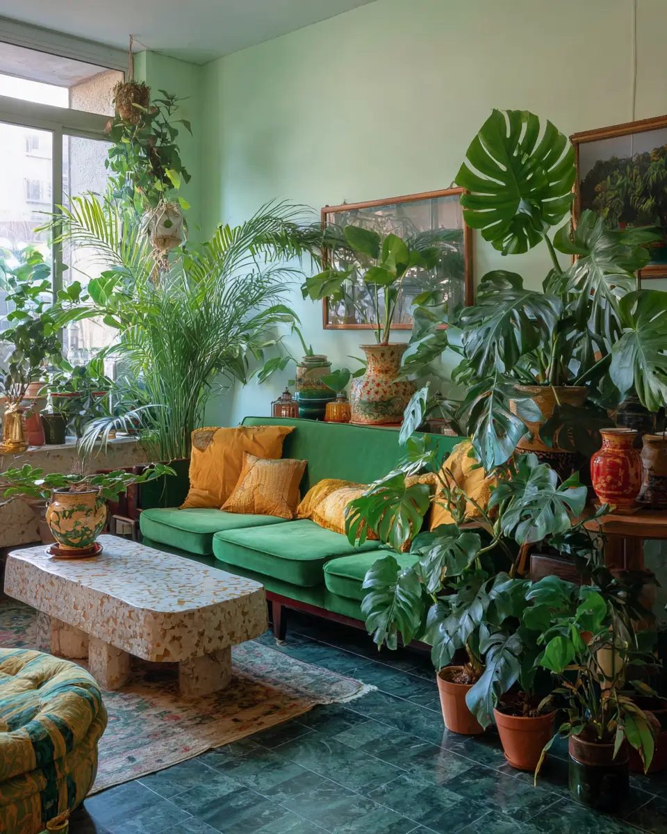 Colorful Retro Living Room Decor Ideas