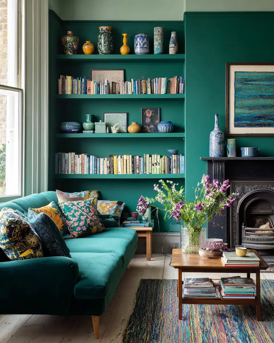 Colorful Scandinavian Living Room Decor Ideas