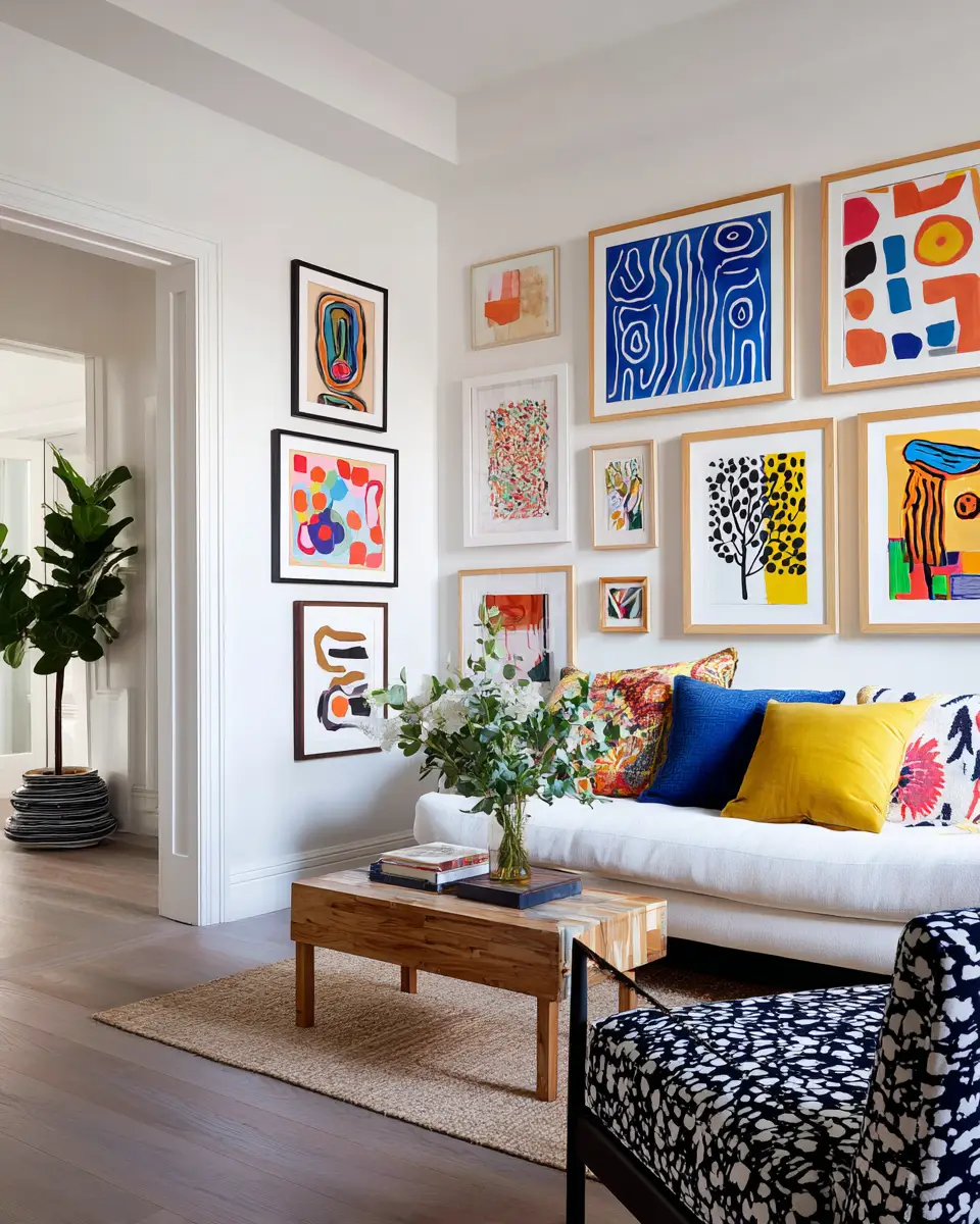 Colorful Scandinavian Living Room Decor Ideas