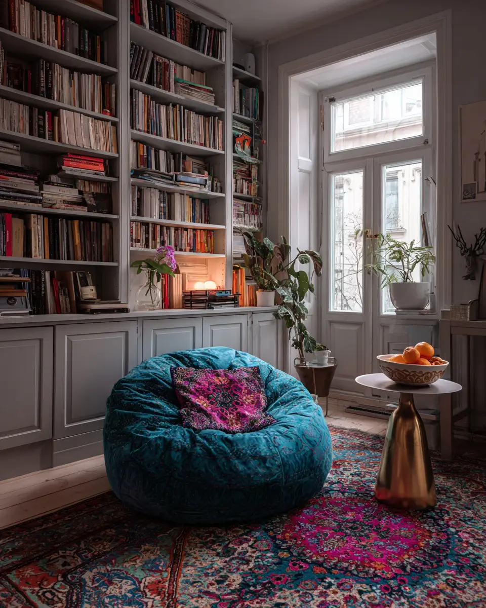 Colorful Scandinavian Living Room Decor Ideas