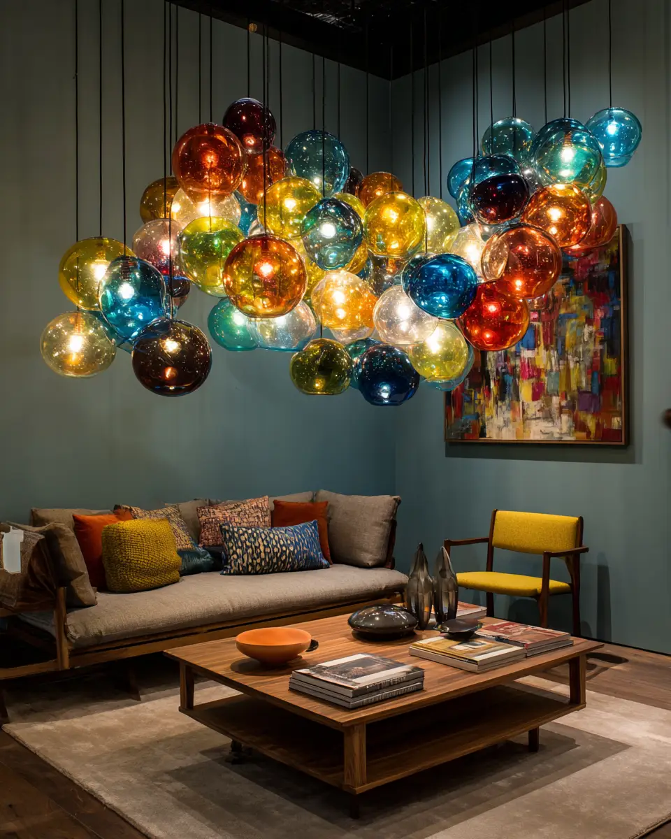 Colorful Scandinavian Living Room Decor Ideas