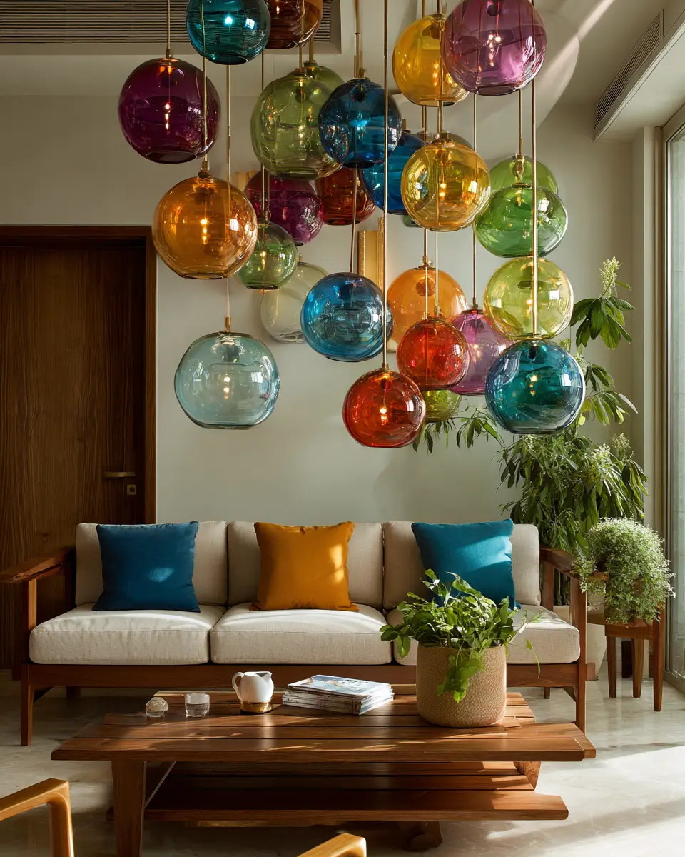 Colorful Scandinavian Living Room Decor Ideas