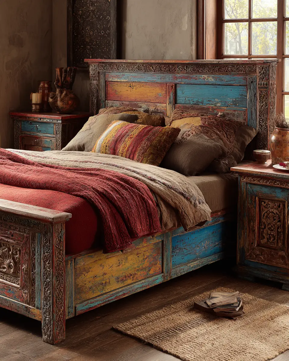 Colorful Southwestern Bedroom Decor Ideas