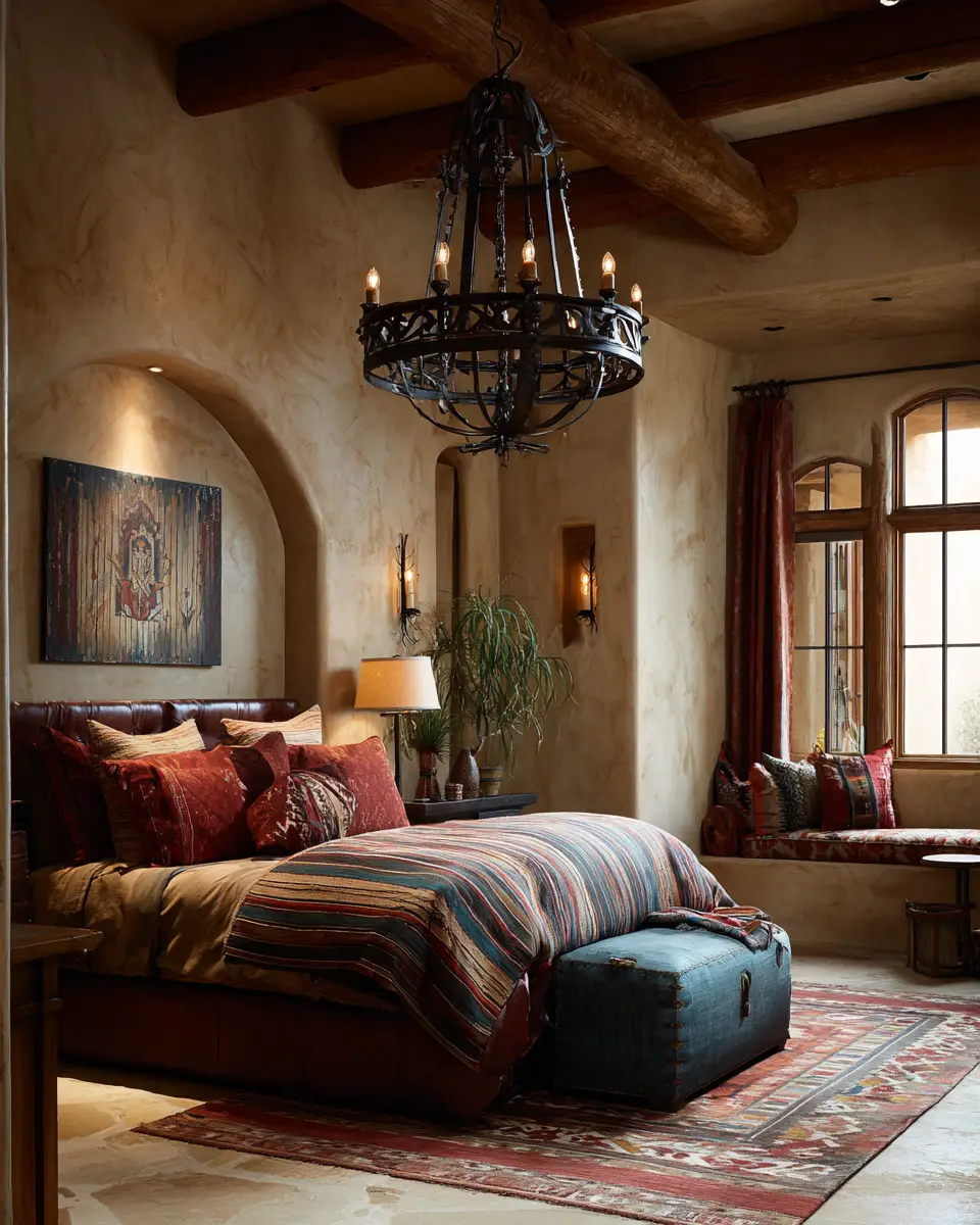 Colorful Southwestern Bedroom Decor Ideas