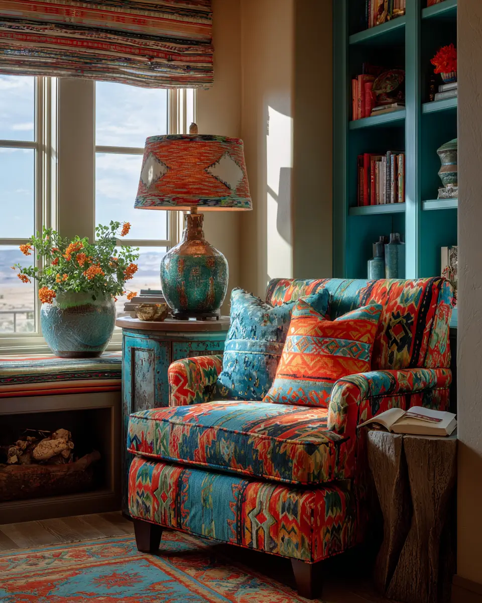 Colorful Southwestern Bedroom Decor Ideas