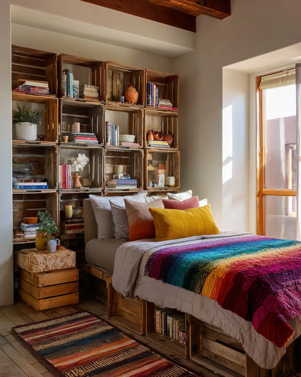 Colorful Southwestern Bedroom Decor Ideas