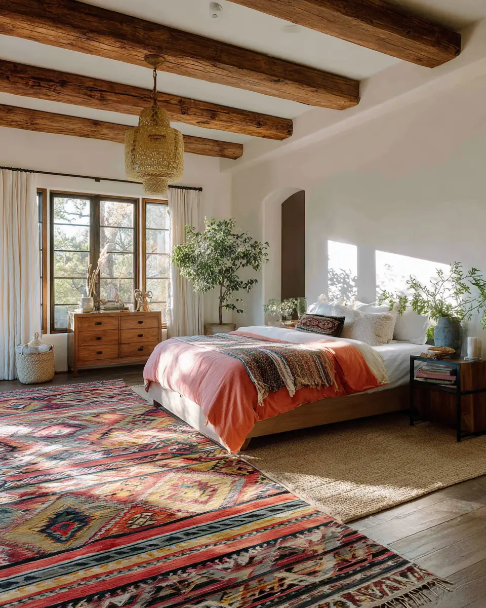 Colorful Southwestern Bedroom Decor Ideas