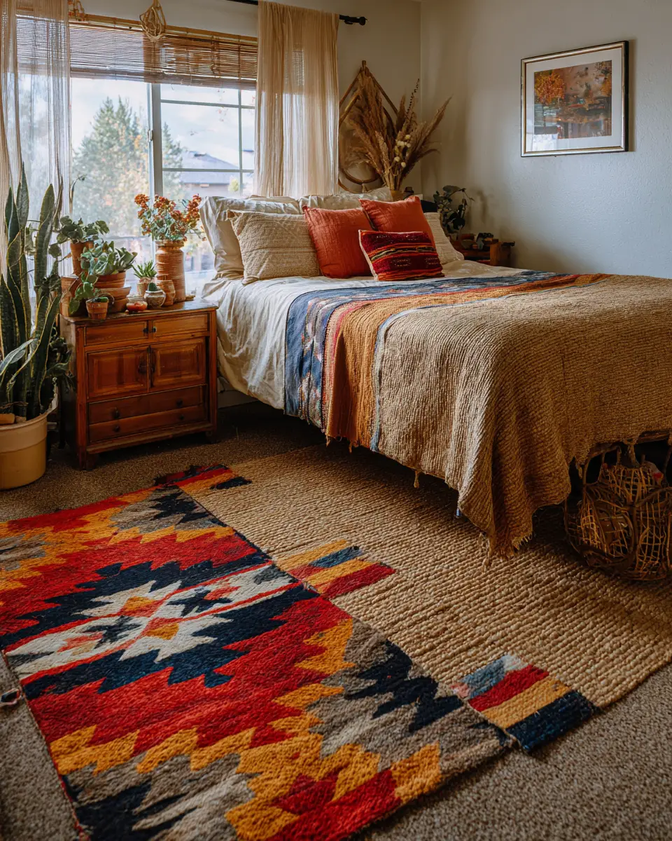 Colorful Southwestern Bedroom Decor Ideas