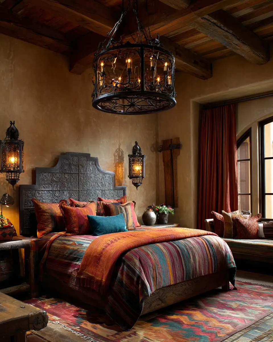 Colorful Southwestern Bedroom Decor Ideas