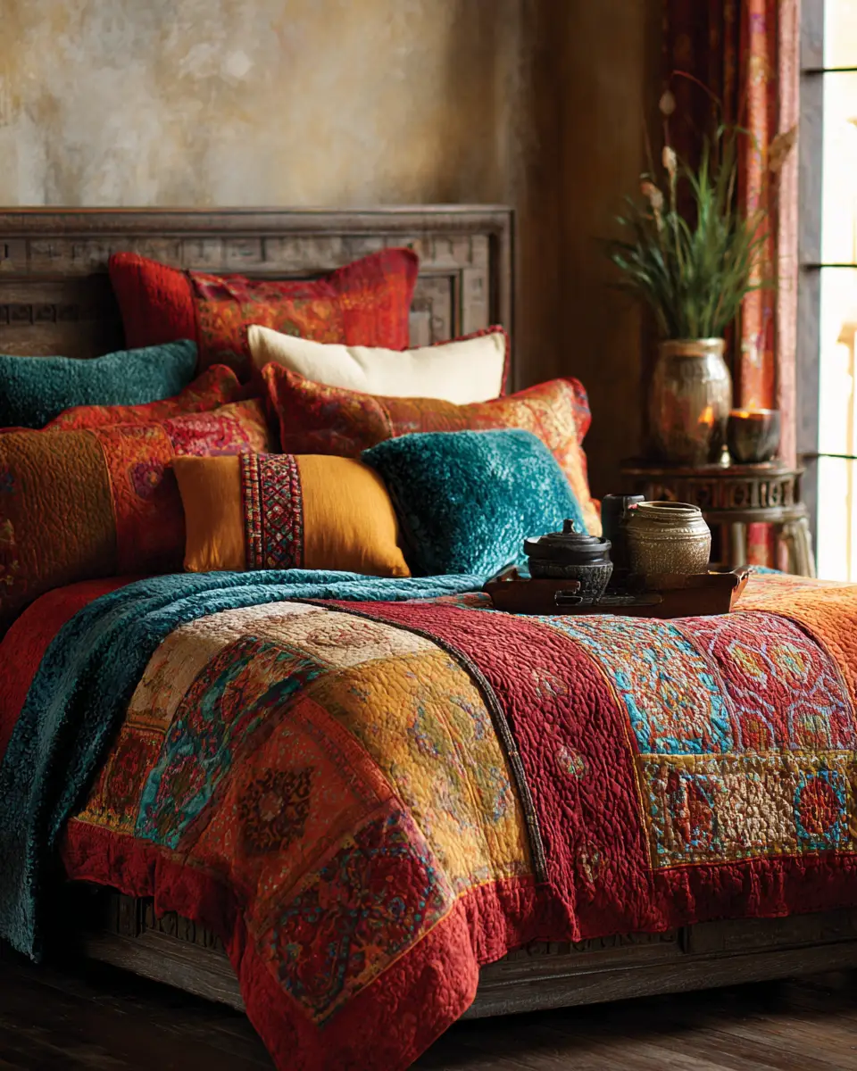Colorful Southwestern Bedroom Decor Ideas