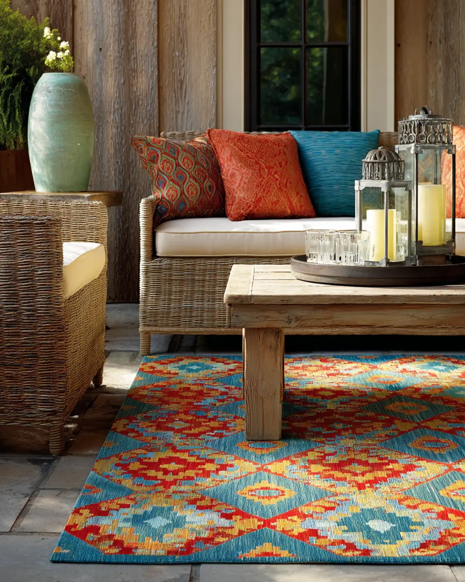 Colorful Traditional Porch Decor Ideas