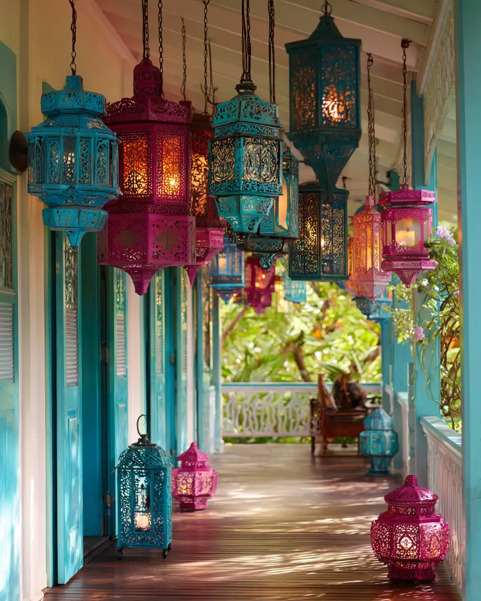 Colorful Traditional Porch Decor Ideas