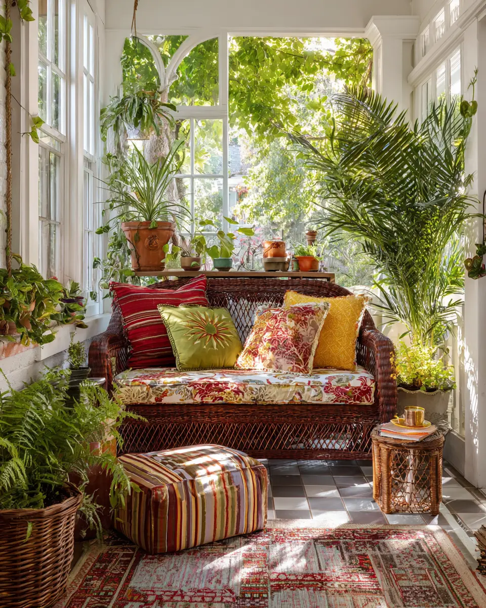 Colorful Traditional Porch Decor Ideas