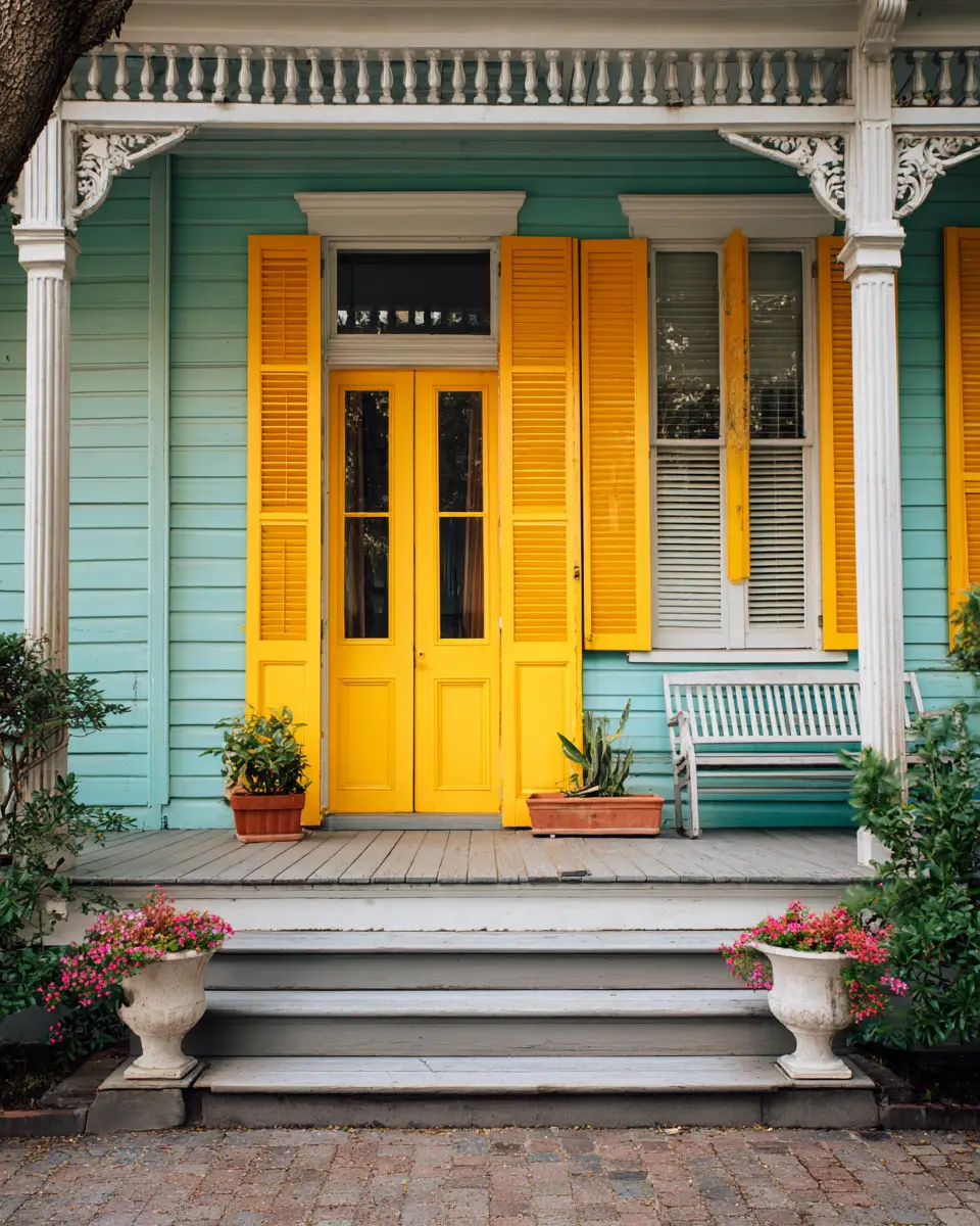Colorful Traditional Porch Decor Ideas