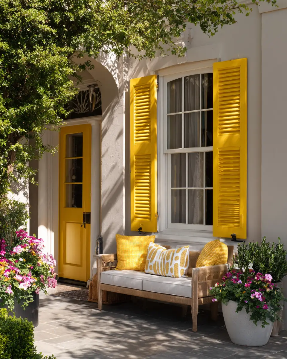 Colorful Traditional Porch Decor Ideas