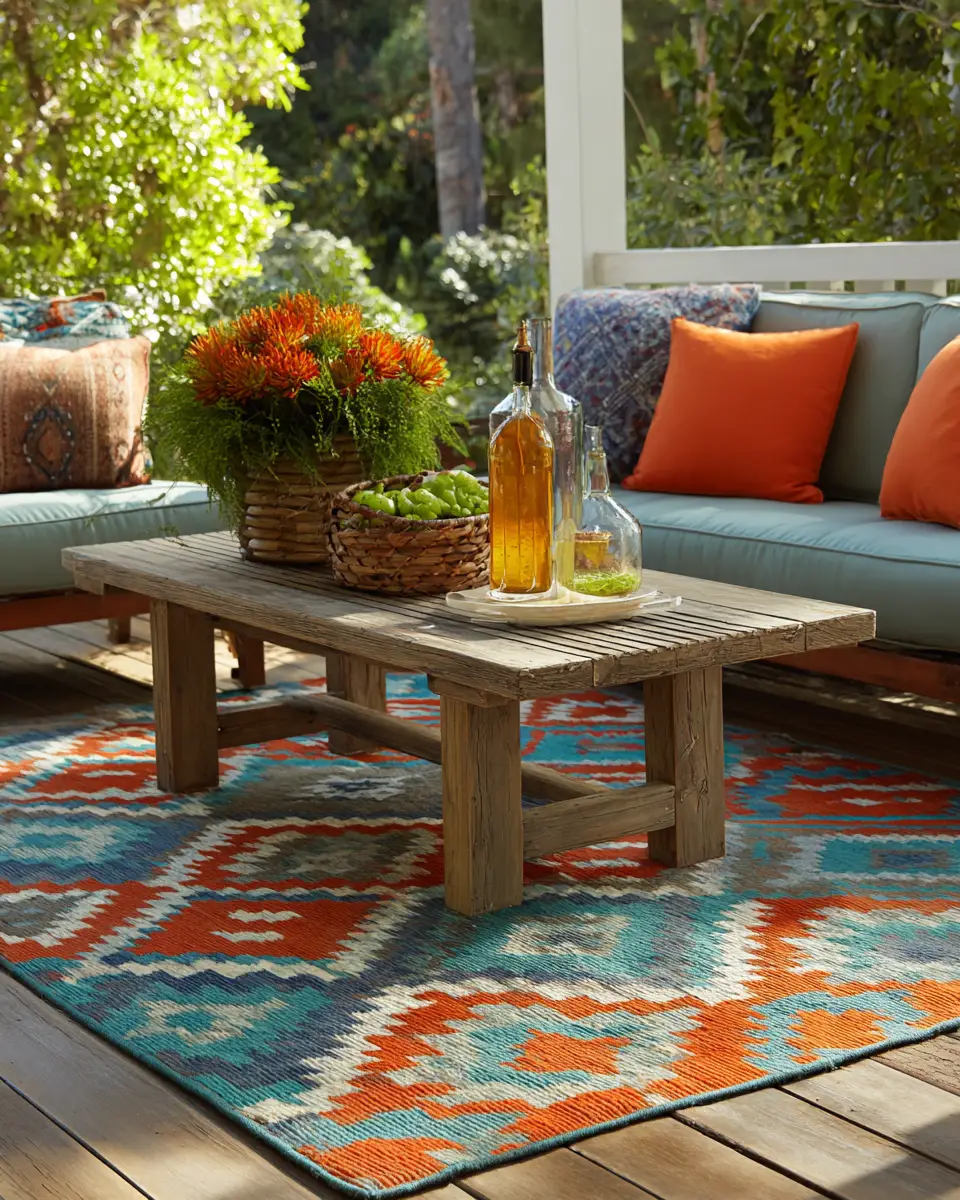 Colorful Traditional Porch Decor Ideas