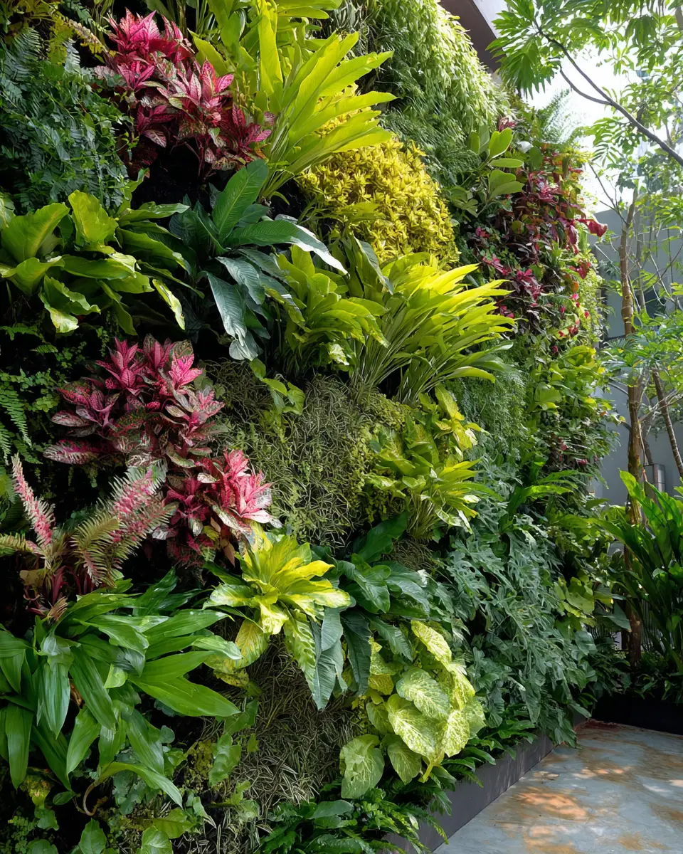Colorful Tropical Garden Decor Ideas