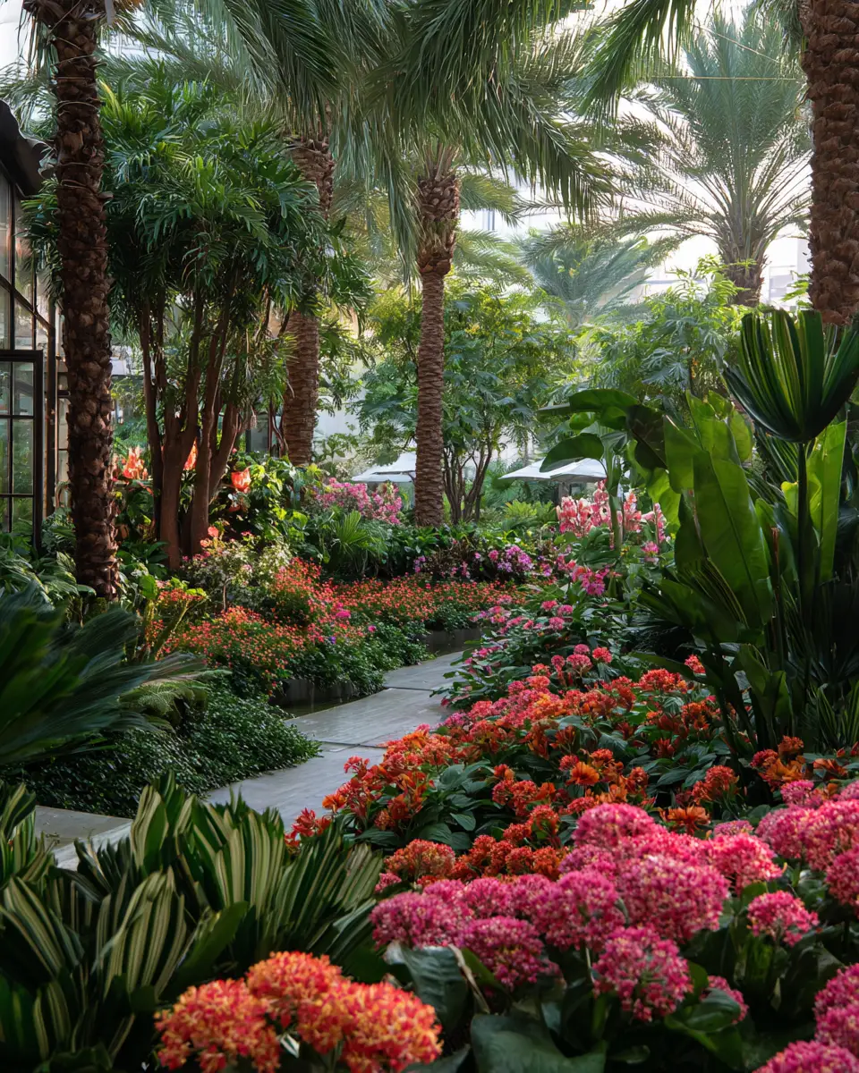 Colorful Tropical Garden Decor Ideas