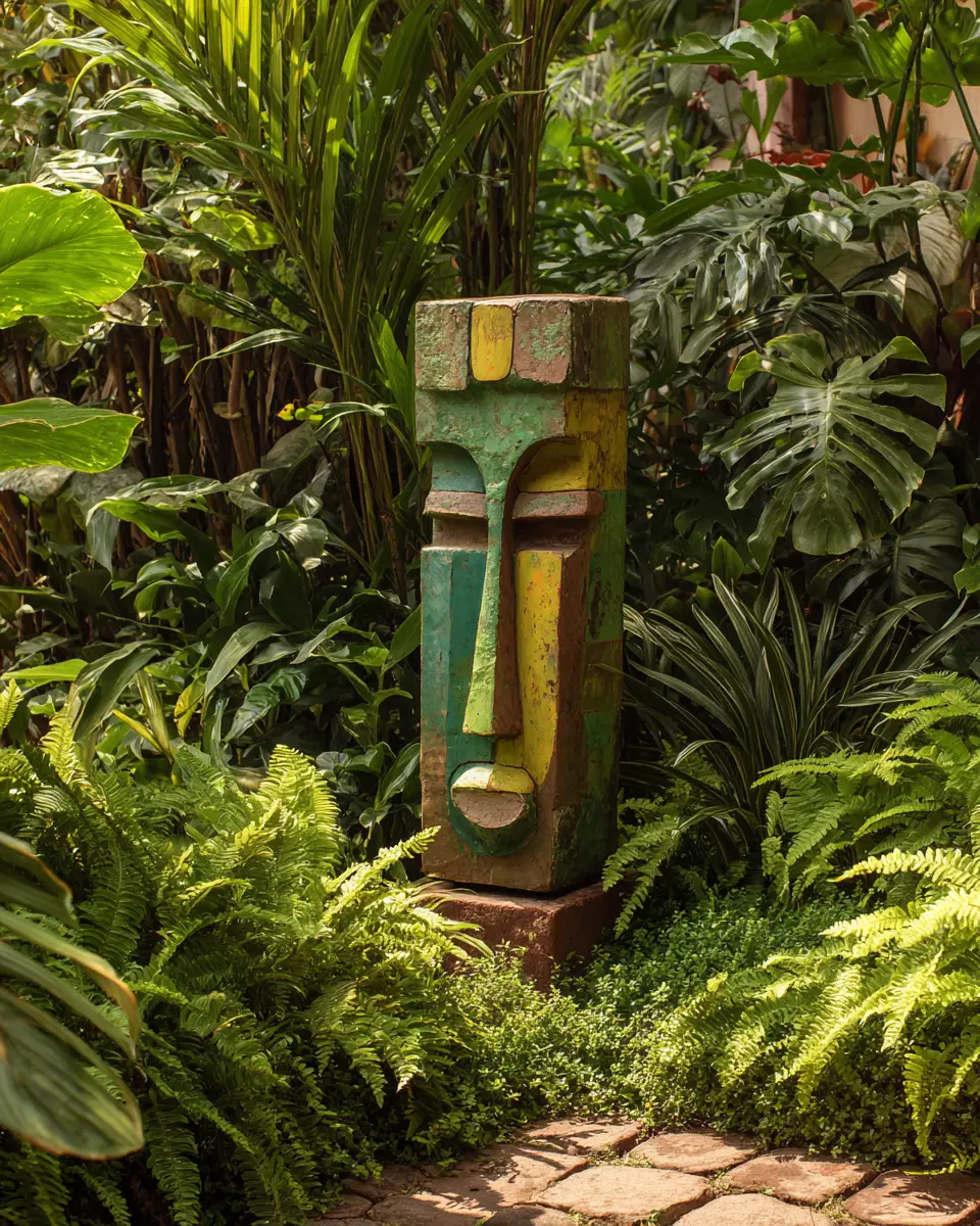 Colorful Tropical Garden Decor Ideas