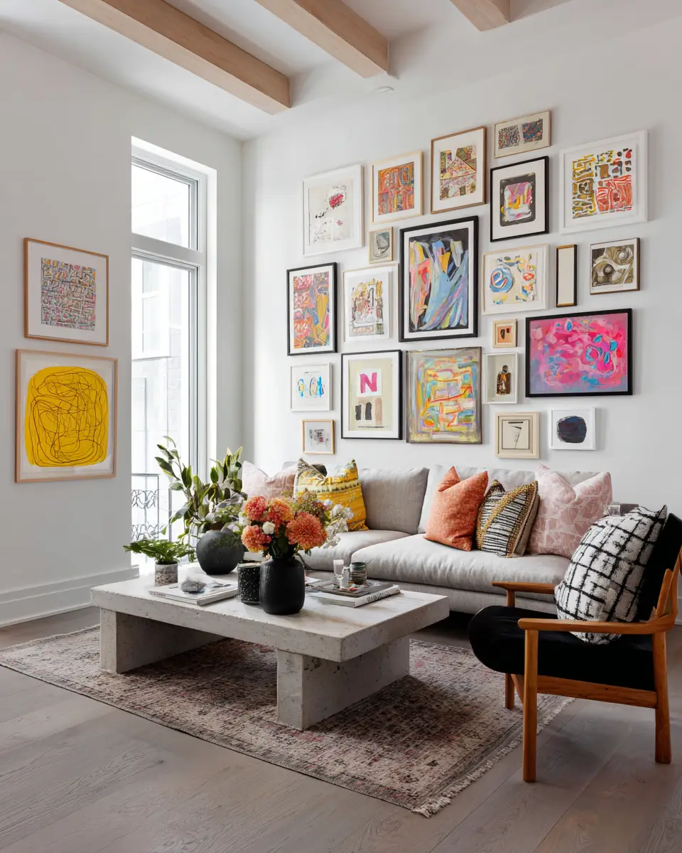 Colorful Urban Living Room Decor Ideas