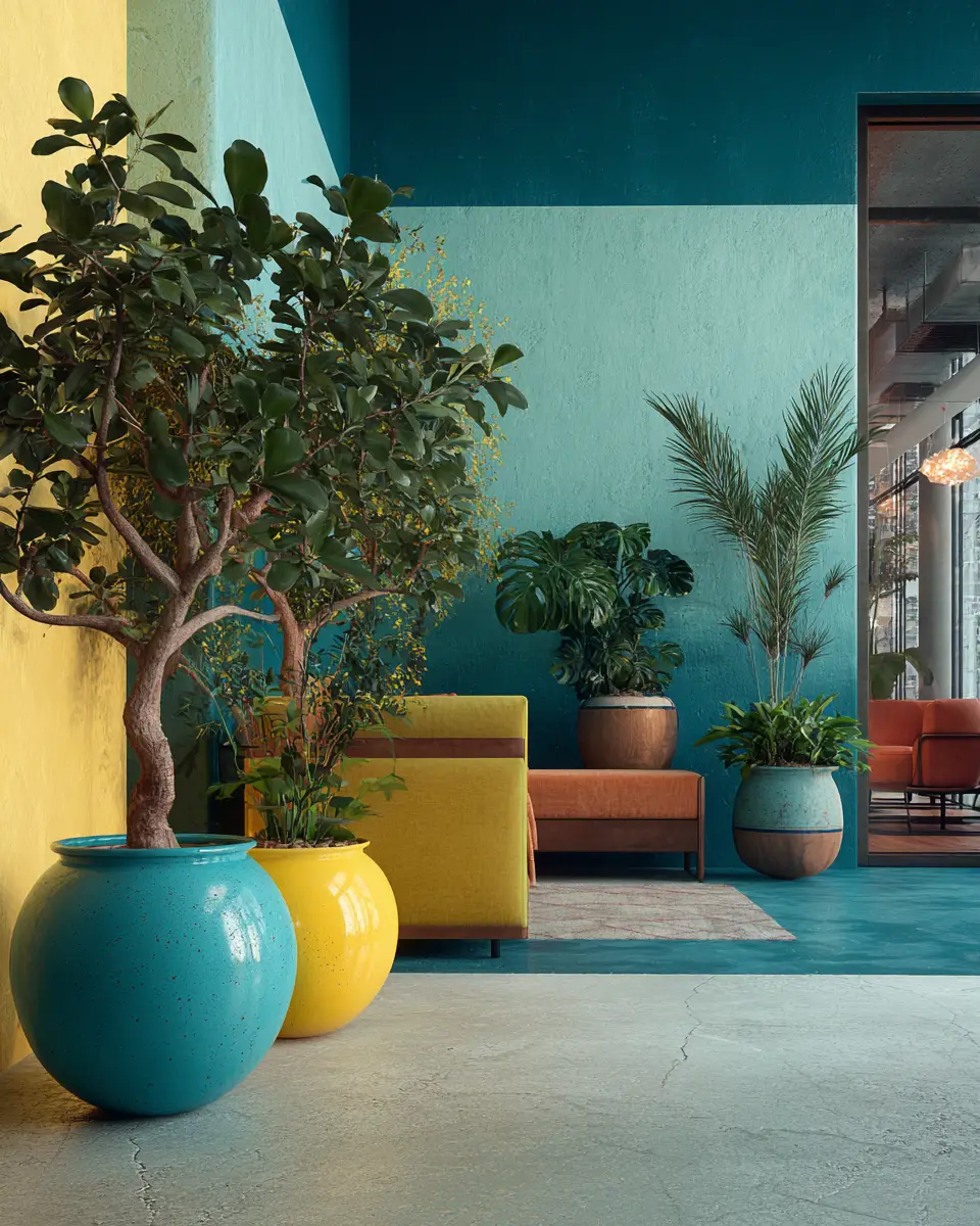 Colorful Urban Living Room Decor Ideas