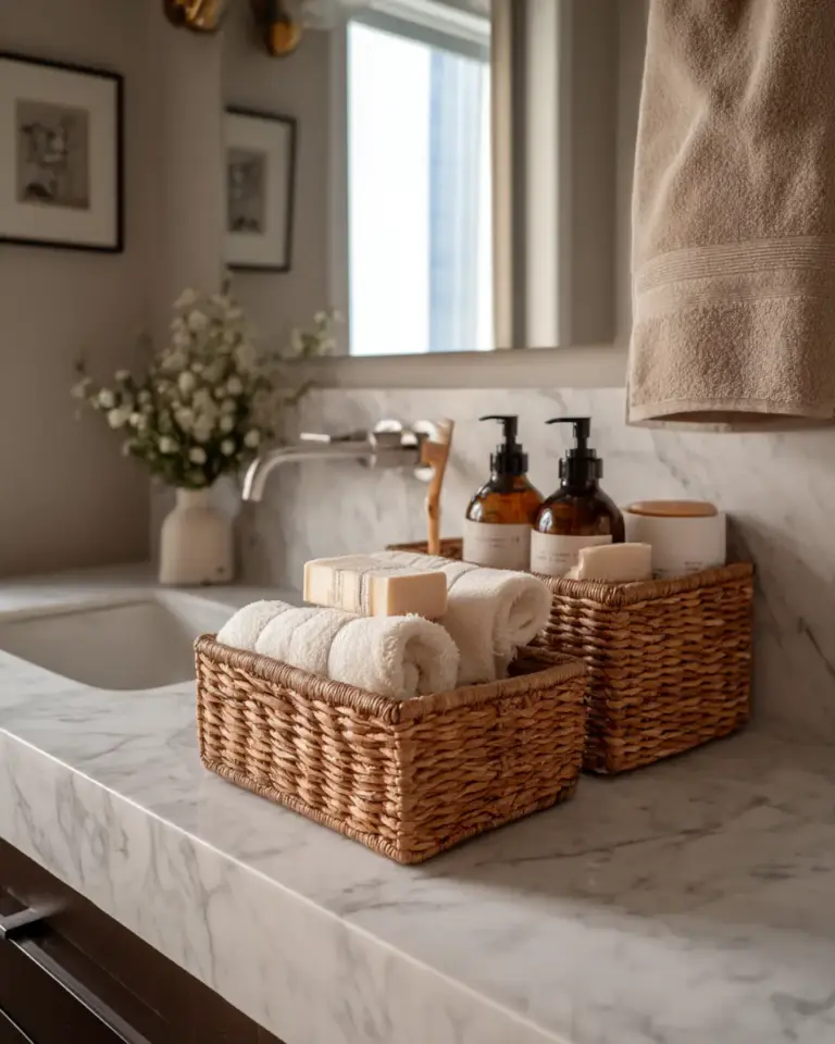 Compact Bathroom Decor Ideas - Featured