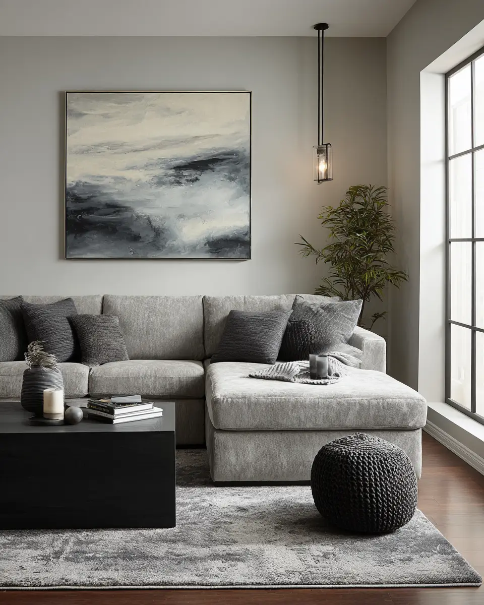 Cool Tone Living Room Decor Ideas