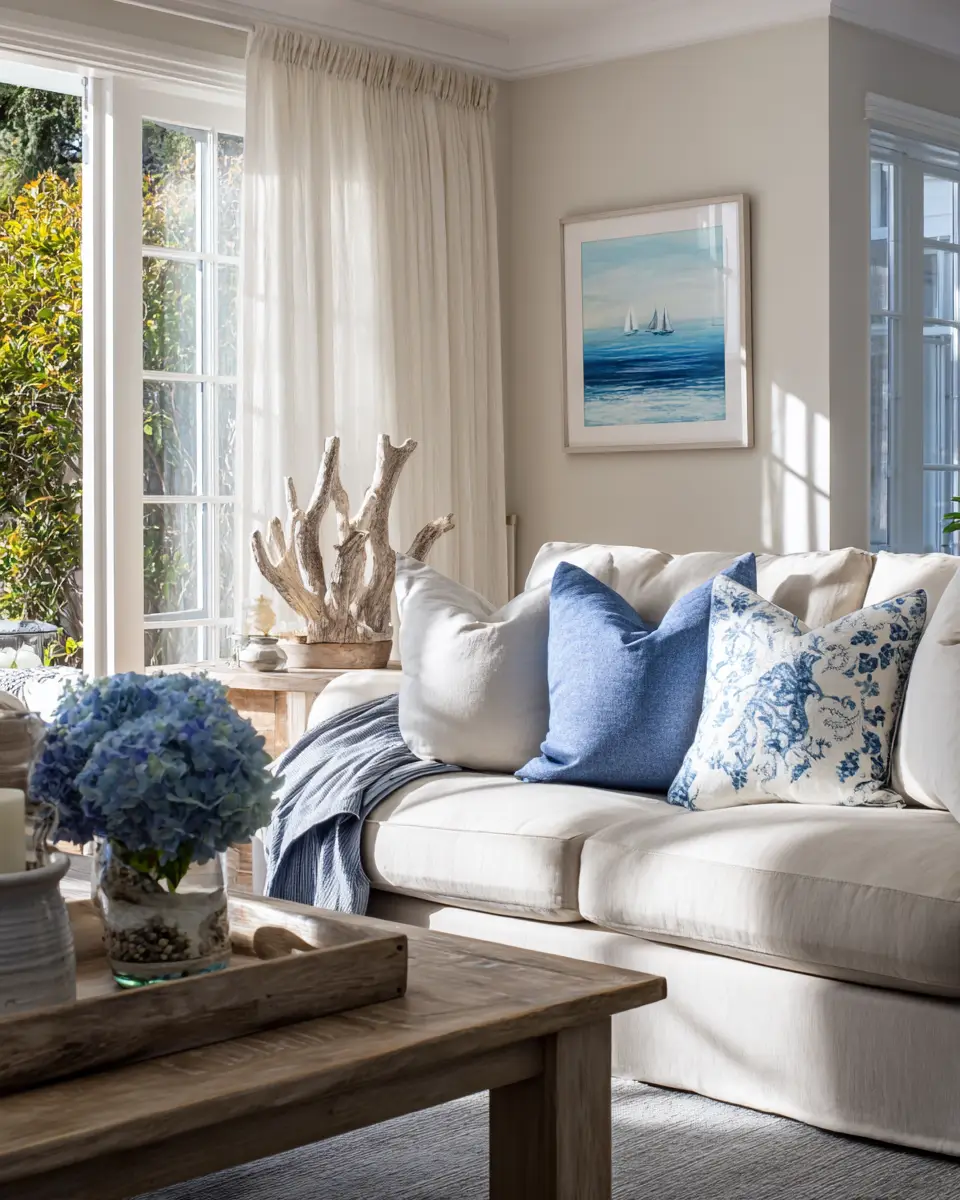 Cool Tone Living Room Decor Ideas