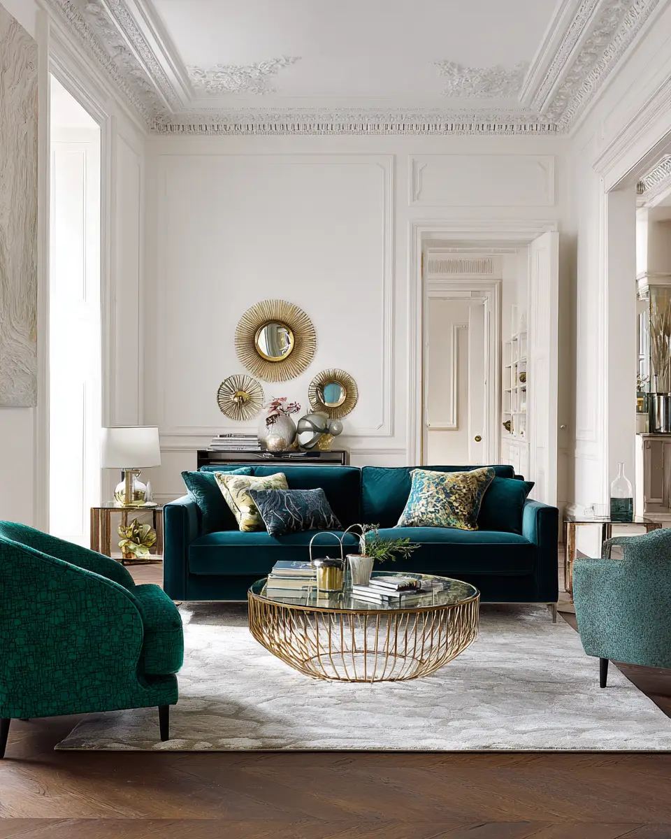 Cool Tone Living Room Decor Ideas