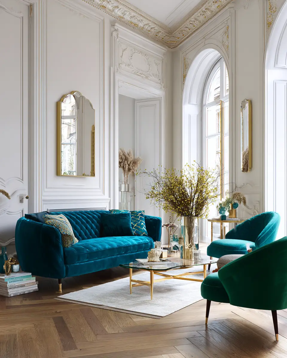 Cool Tone Living Room Decor Ideas