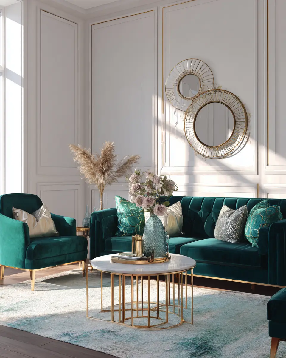 Cool Tone Living Room Decor Ideas