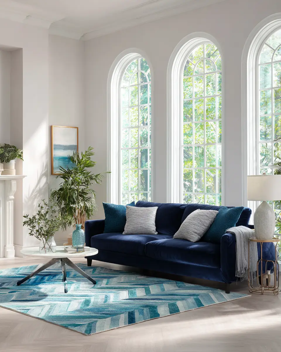 Cool Tone Living Room Decor Ideas