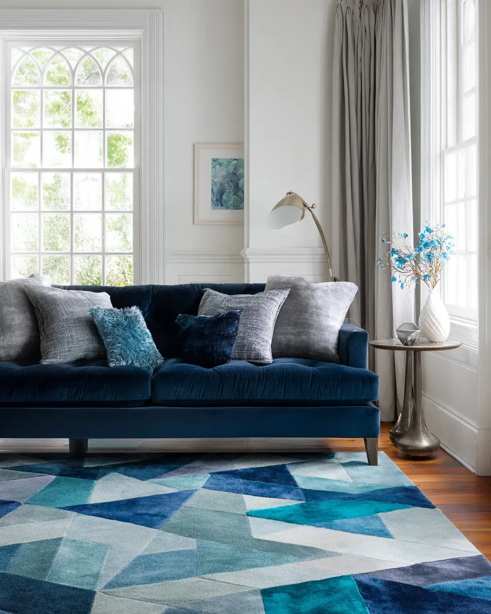 Cool Tone Living Room Decor Ideas