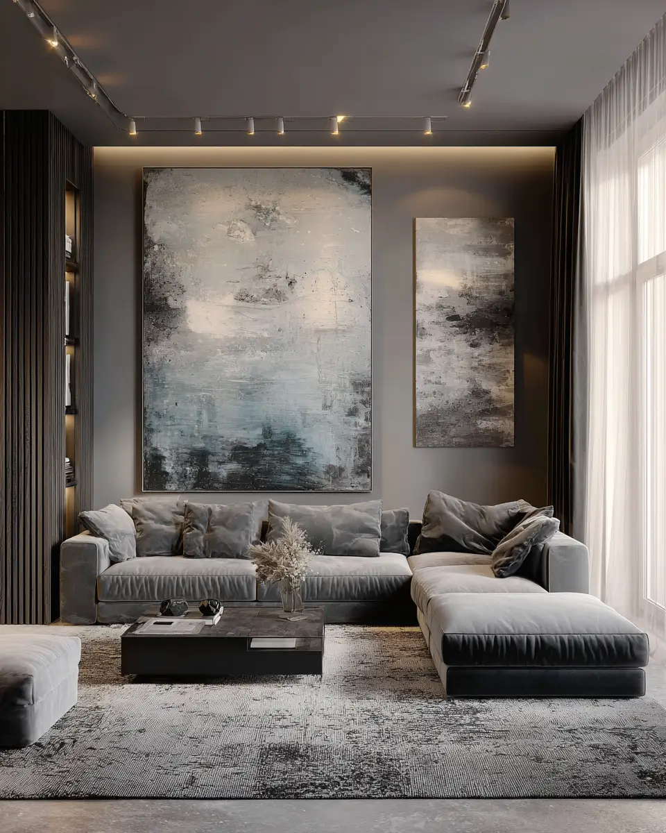 Cool Tone Living Room Decor Ideas