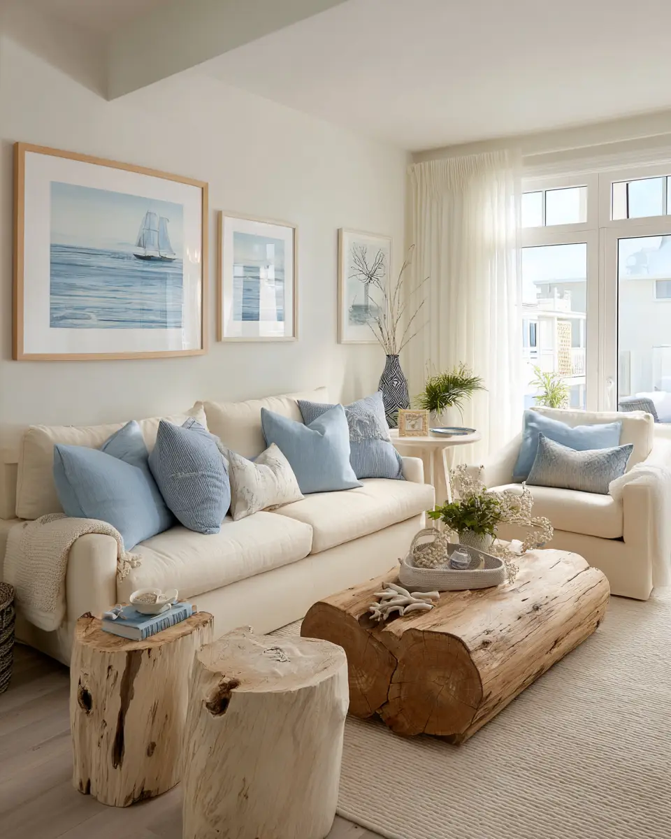 Cool Tone Living Room Decor Ideas