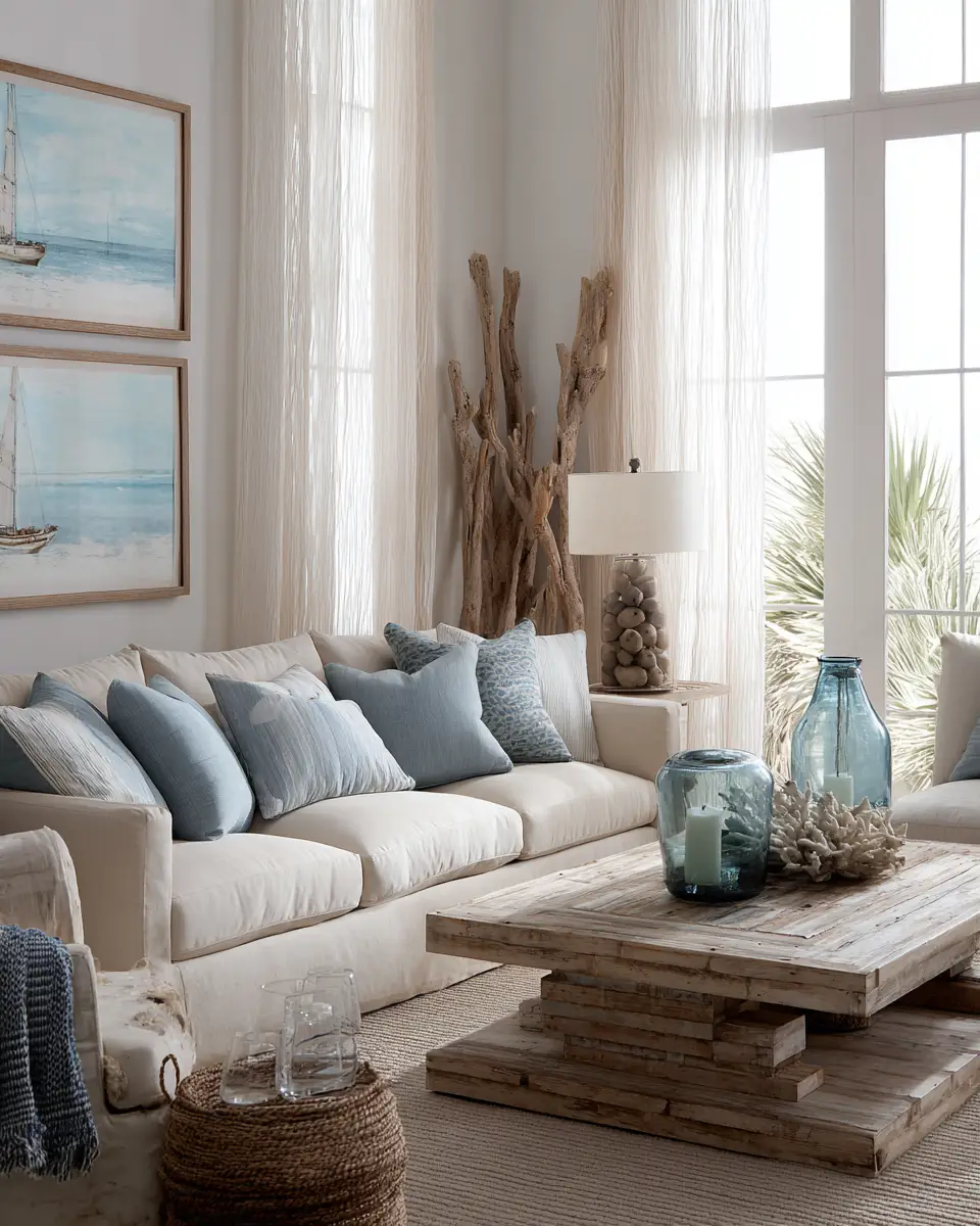 Cool Tone Living Room Decor Ideas