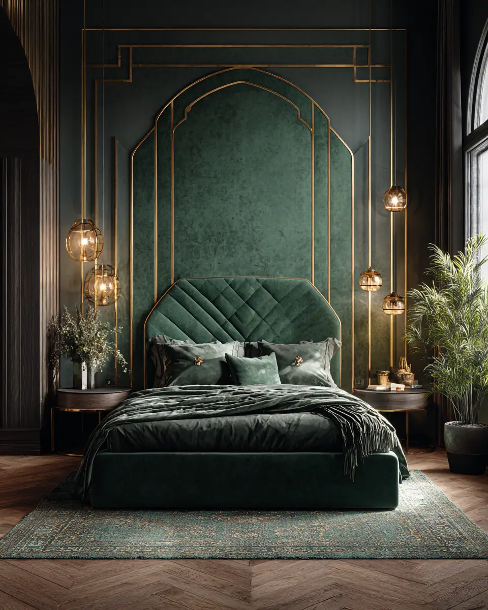 Cozy Art Deco Bedroom Decor Ideas