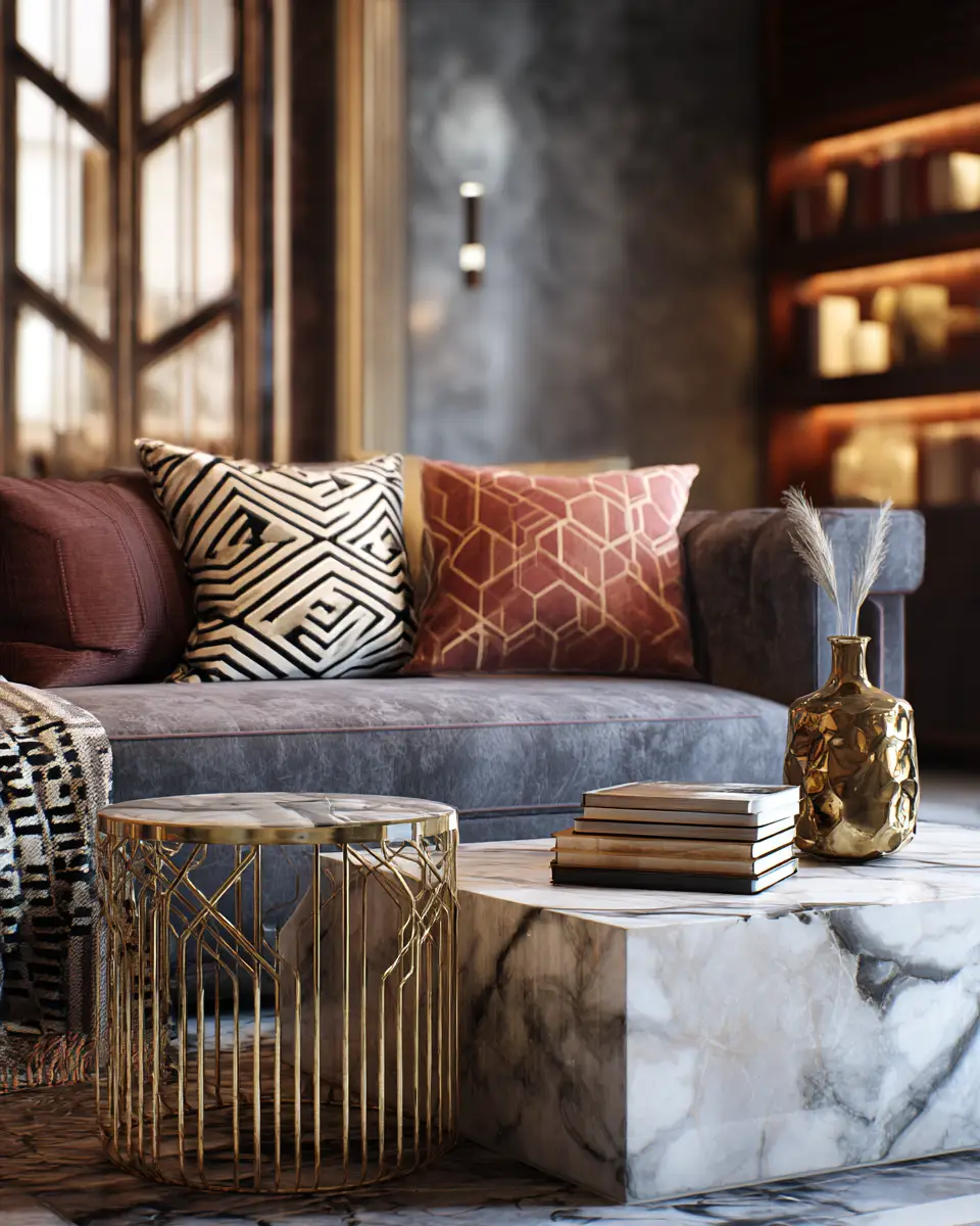 Cozy Art Deco Living Room Decor Ideas