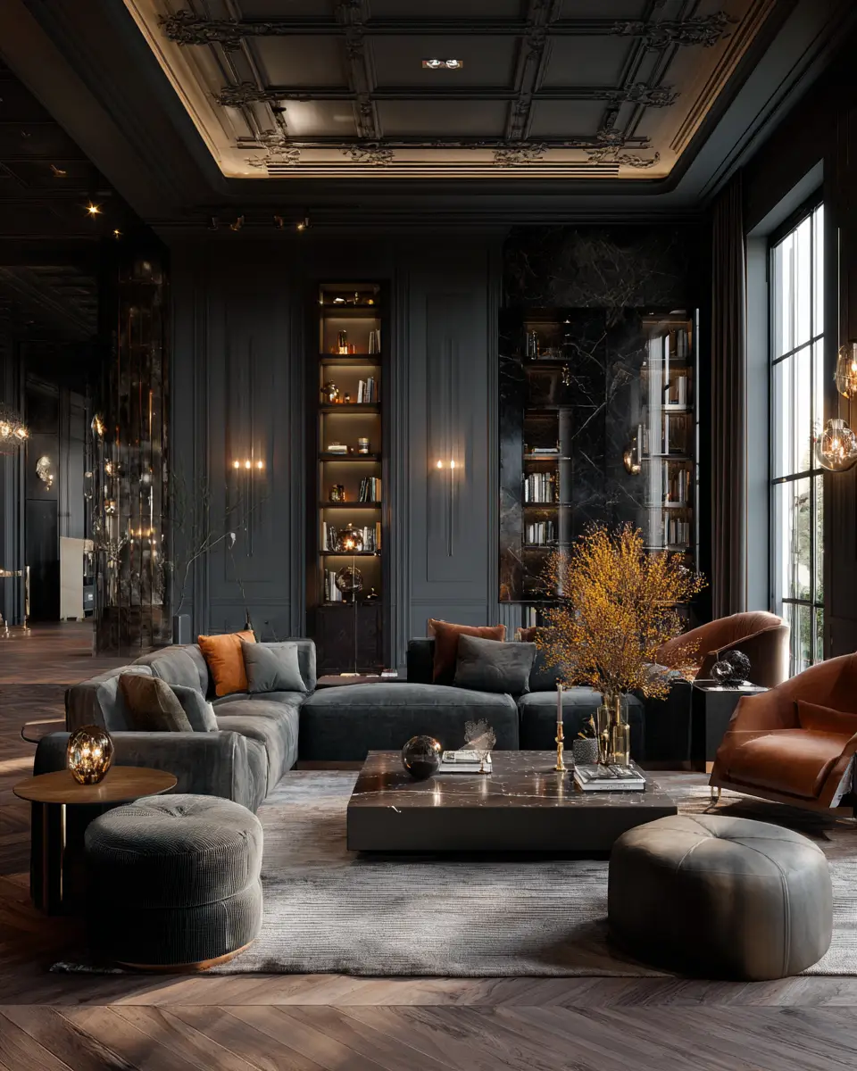 Cozy Art Deco Living Room Decor Ideas