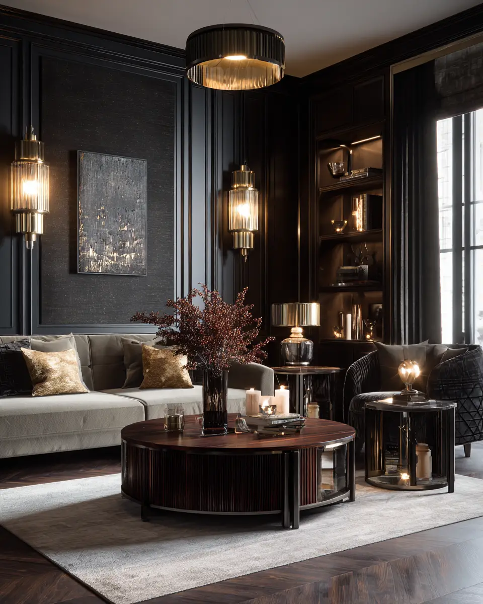 Cozy Art Deco Living Room Decor Ideas